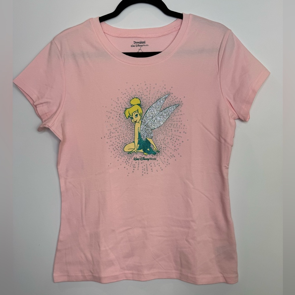Walt Disney World Shirt Adult Pink Tinker Bell size XL